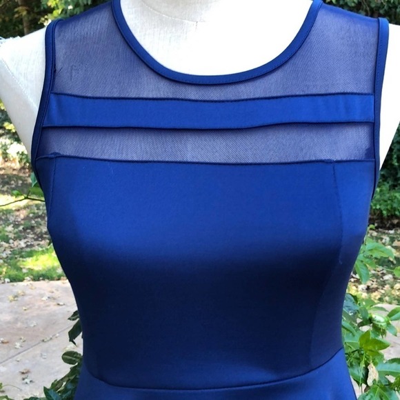 Lulu’s fit & flare mesh insert sleeveless dress SZ XS - Picture 2 of 7